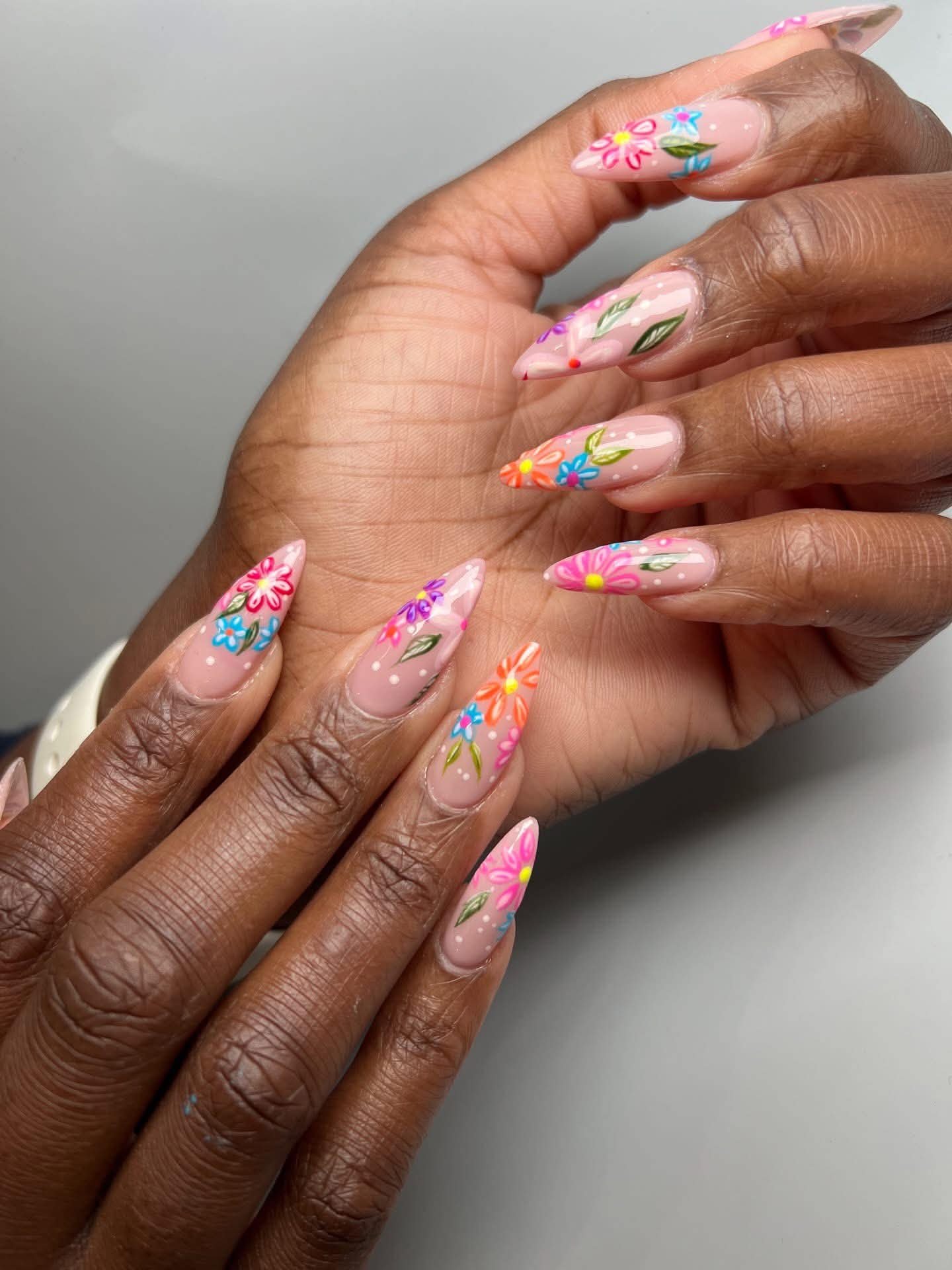 Spooky Spiderweb Nails